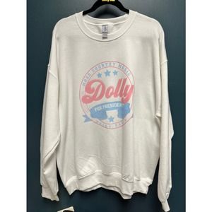 Dolly For President Crewneck Sweatshirt